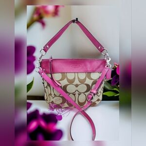 COACH SIGNATURE ZOE CONVERTIBLE HOBO